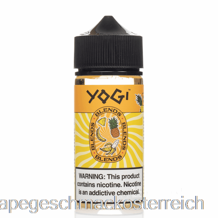 Bananen-Ananas-Eis – Yogi-Mischungen – 100 Ml, 0 Mg Vape-Geschmack